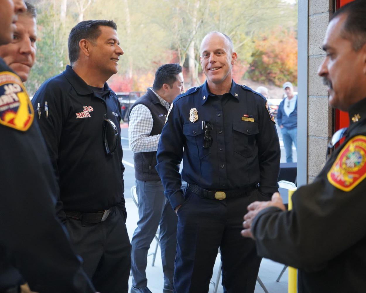 Fire Academy Alumni Attend Sneak Peek of Public Safety Training Center